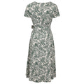 Khaki Green - Back - Mountain Warehouse Womens-Ladies Santorini Floral Wrap Midi Dress