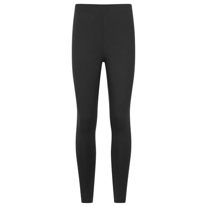 Black-Green - Back - Mountain Warehouse Womens-Ladies Cotton Blend Leggings (Pack of 2)