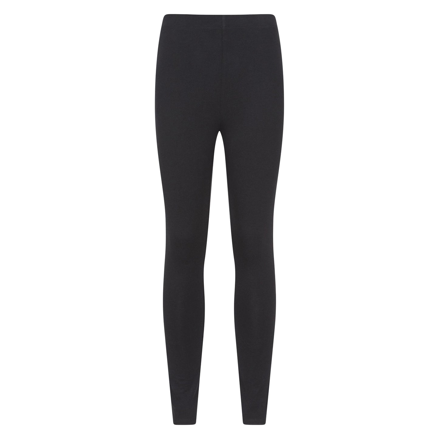 Navy-Black - Side - Mountain Warehouse Womens-Ladies Cotton Blend Leggings (Pack of 2)
