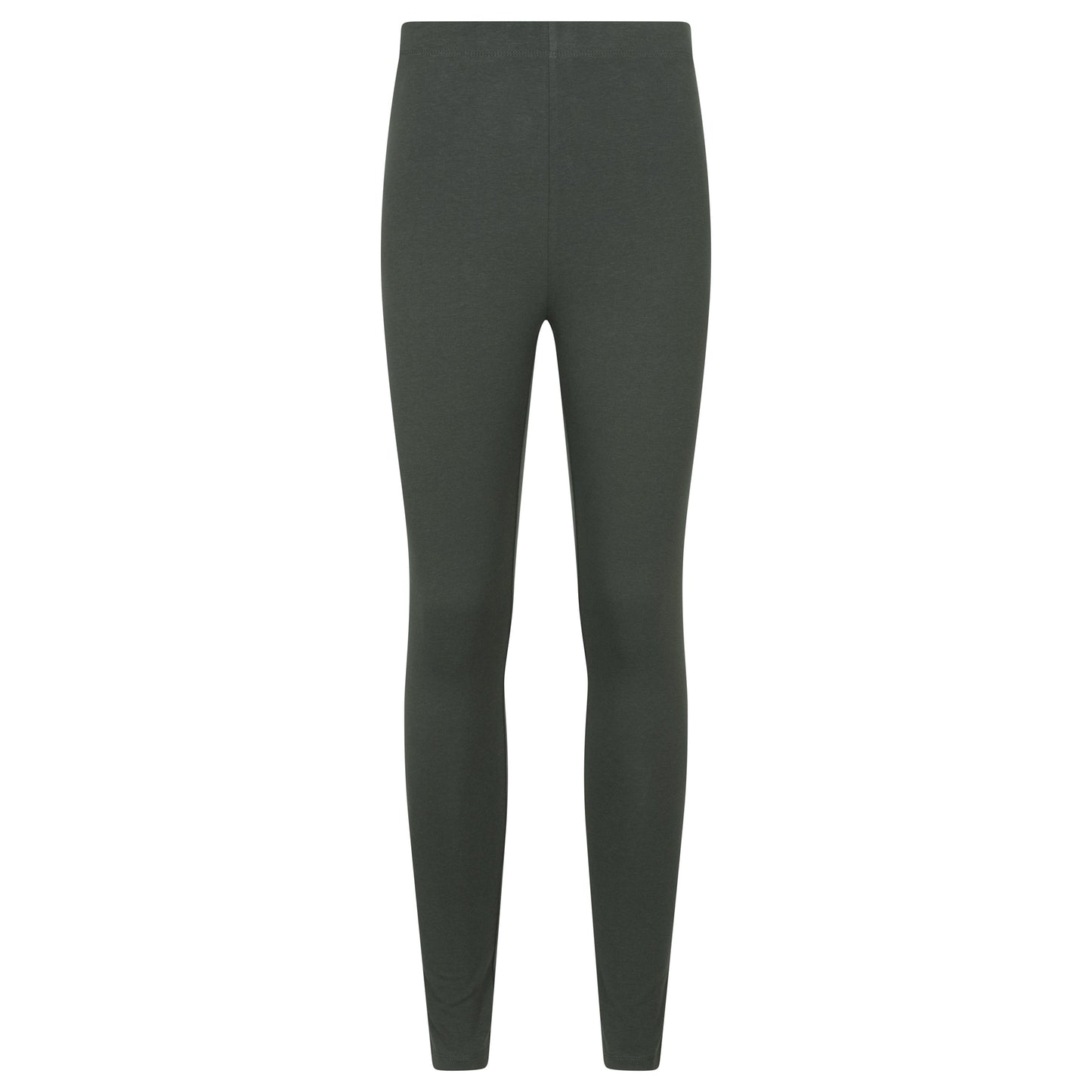 Black-Green - Side - Mountain Warehouse Womens-Ladies Cotton Blend Leggings (Pack of 2)