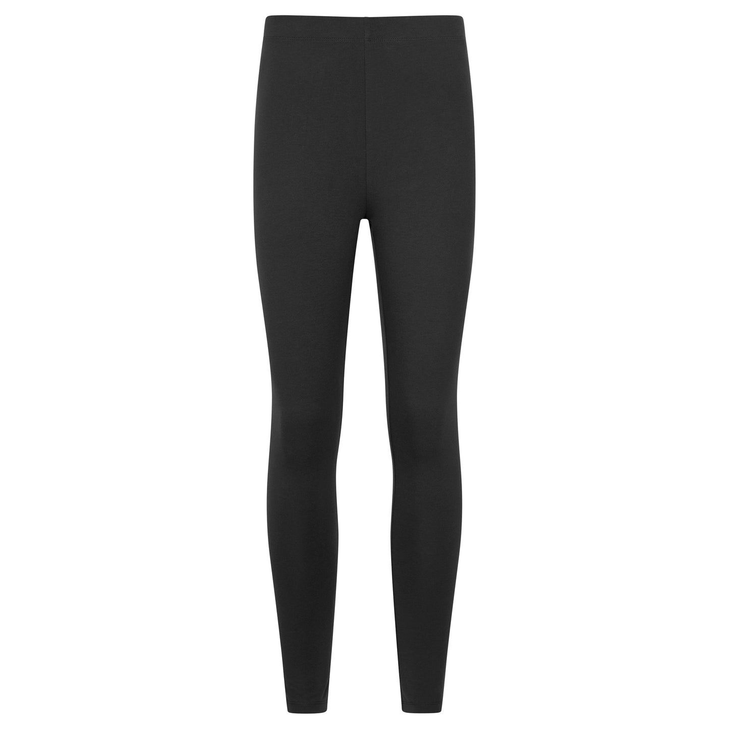 Grey-Black - Side - Mountain Warehouse Womens-Ladies Cotton Blend Leggings (Pack of 2)