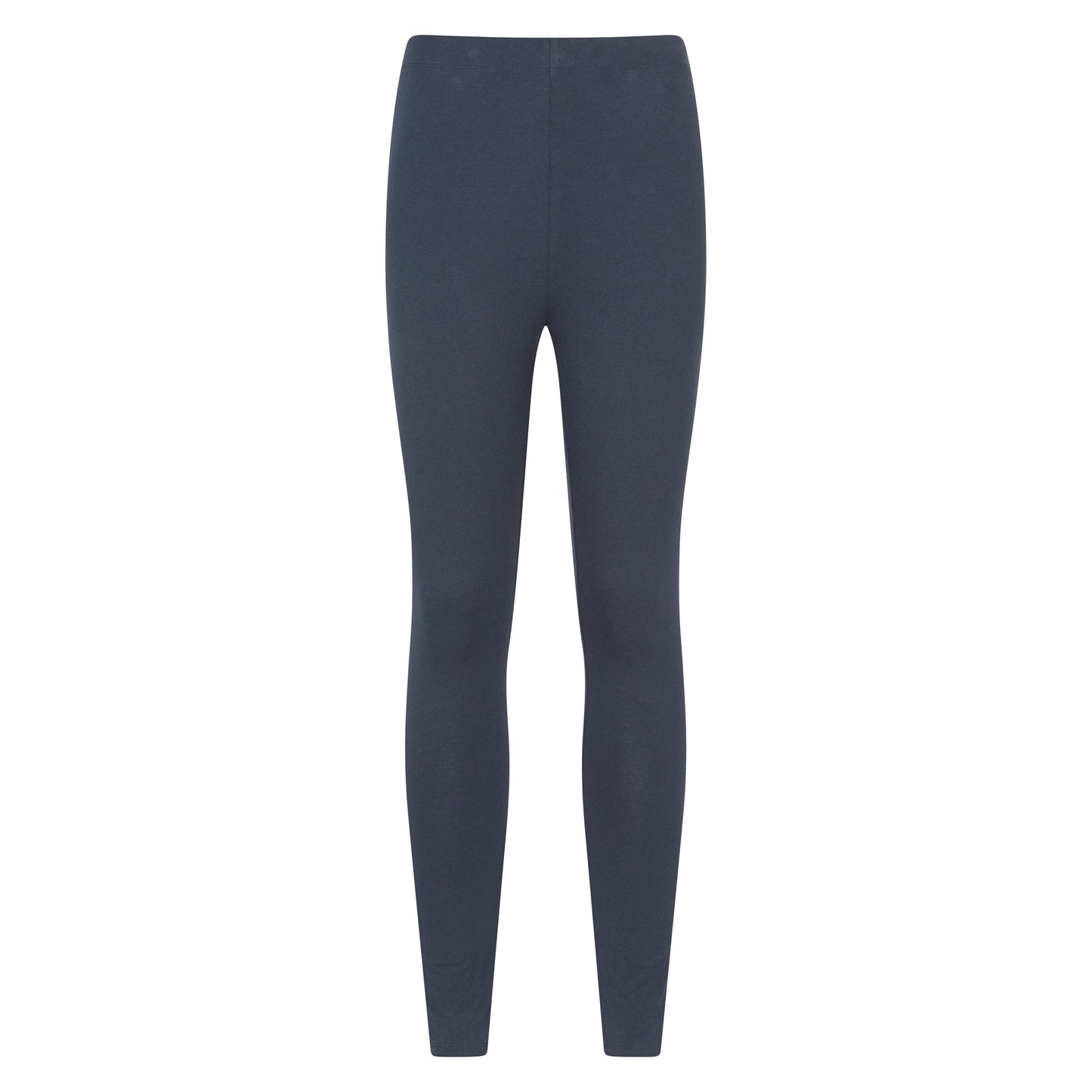 Navy-Black - Back - Mountain Warehouse Womens-Ladies Cotton Blend Leggings (Pack of 2)