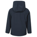 Black - Back - Mountain Warehouse Childrens-Kids Retreat Lightweight Soft Shell Jacket