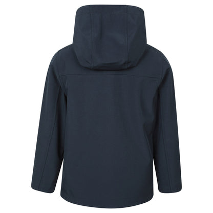 Black - Back - Mountain Warehouse Childrens-Kids Retreat Lightweight Soft Shell Jacket