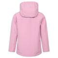 Dark Pink - Back - Mountain Warehouse Childrens-Kids Retreat Lightweight Soft Shell Jacket