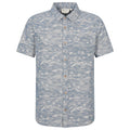 Corn Blue - Front - Mountain Warehouse Mens Tropical Floral Short-Sleeved Shirt