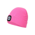Pink - Close up - Mountain Warehouse Womens-Ladies Highlands Torch Beanie