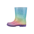 Pink - Lifestyle - Mountain Warehouse Toddler Splash Light Up Wellington Boots