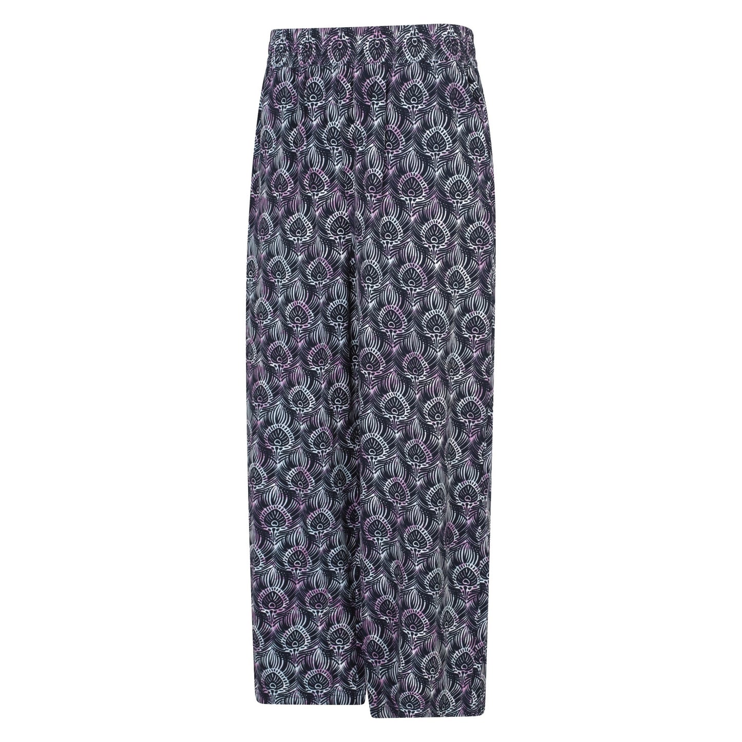 Navy - Lifestyle - Mountain Warehouse Womens-Ladies Fowey Lightweight Peacock Feather Trousers