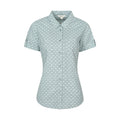 Light Khaki - Front - Mountain Warehouse Womens-Ladies Coconut Tree Short-Sleeved Shirt