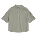 Pale Green - Front - Animal Womens-Ladies Nova Linen Shirt