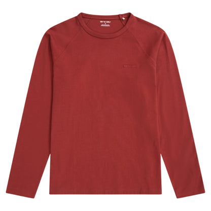 Rust - Front - Animal Mens Otis Long-Sleeved T-Shirt