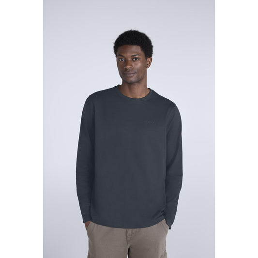 Dark Grey - Front - Animal Mens Otis Long-Sleeved T-Shirt