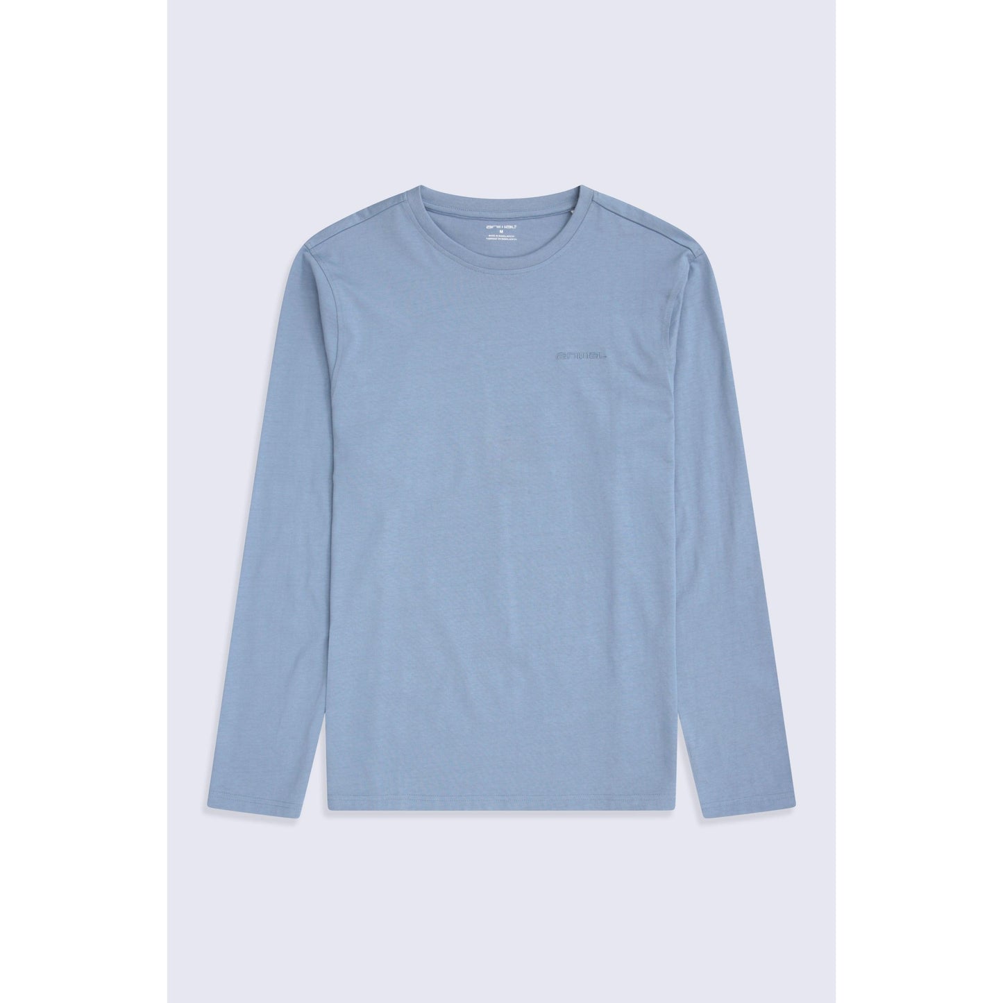 Blue - Front - Animal Mens Otis Long-Sleeved T-Shirt