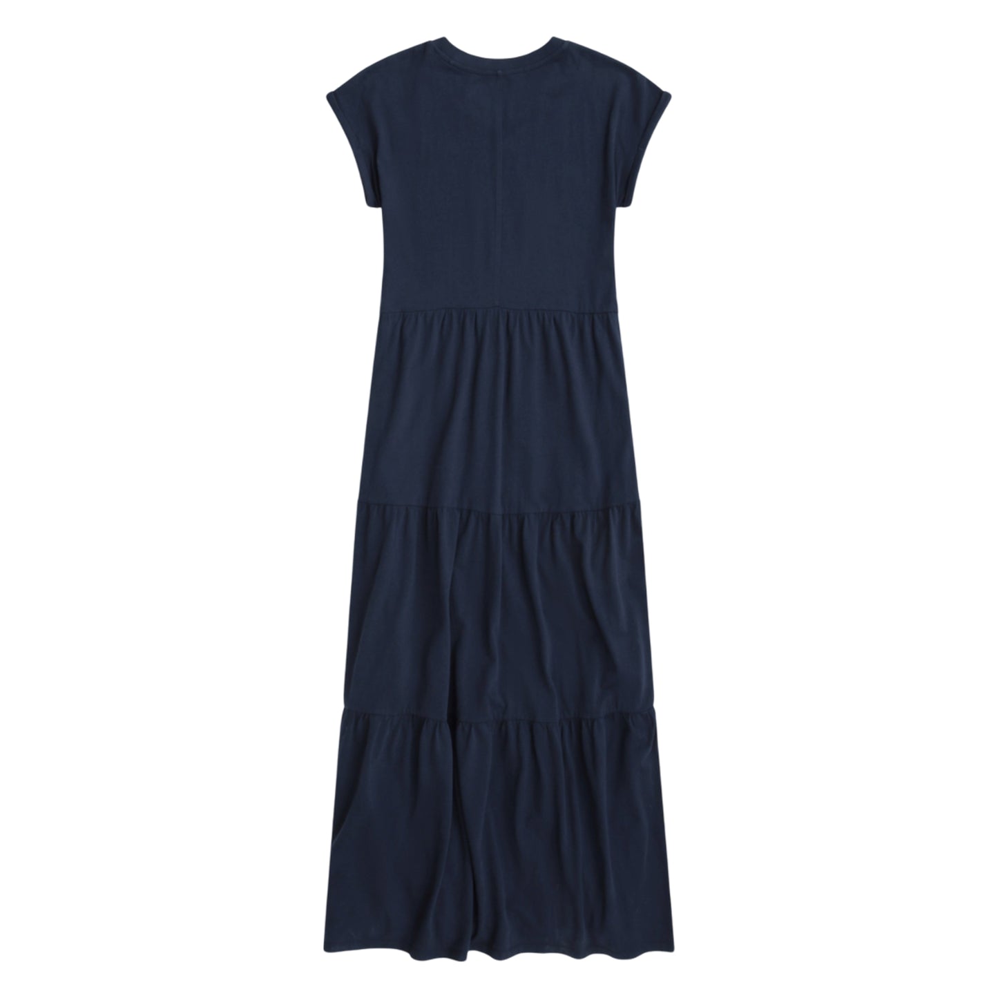 Navy - Back - Animal Womens-Ladies Tiered Jersey Maxi Dress