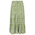 Green - Back - Mountain Warehouse Womens-Ladies Palermo Tiered Midi Skirt