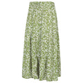 Green - Side - Mountain Warehouse Womens-Ladies Palermo Tiered Midi Skirt
