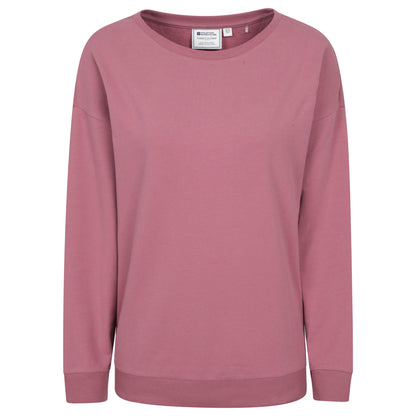 Pink - Front - Mountain Warehouse Womens-Ladies Pentle Lightweight Sweatshirt
