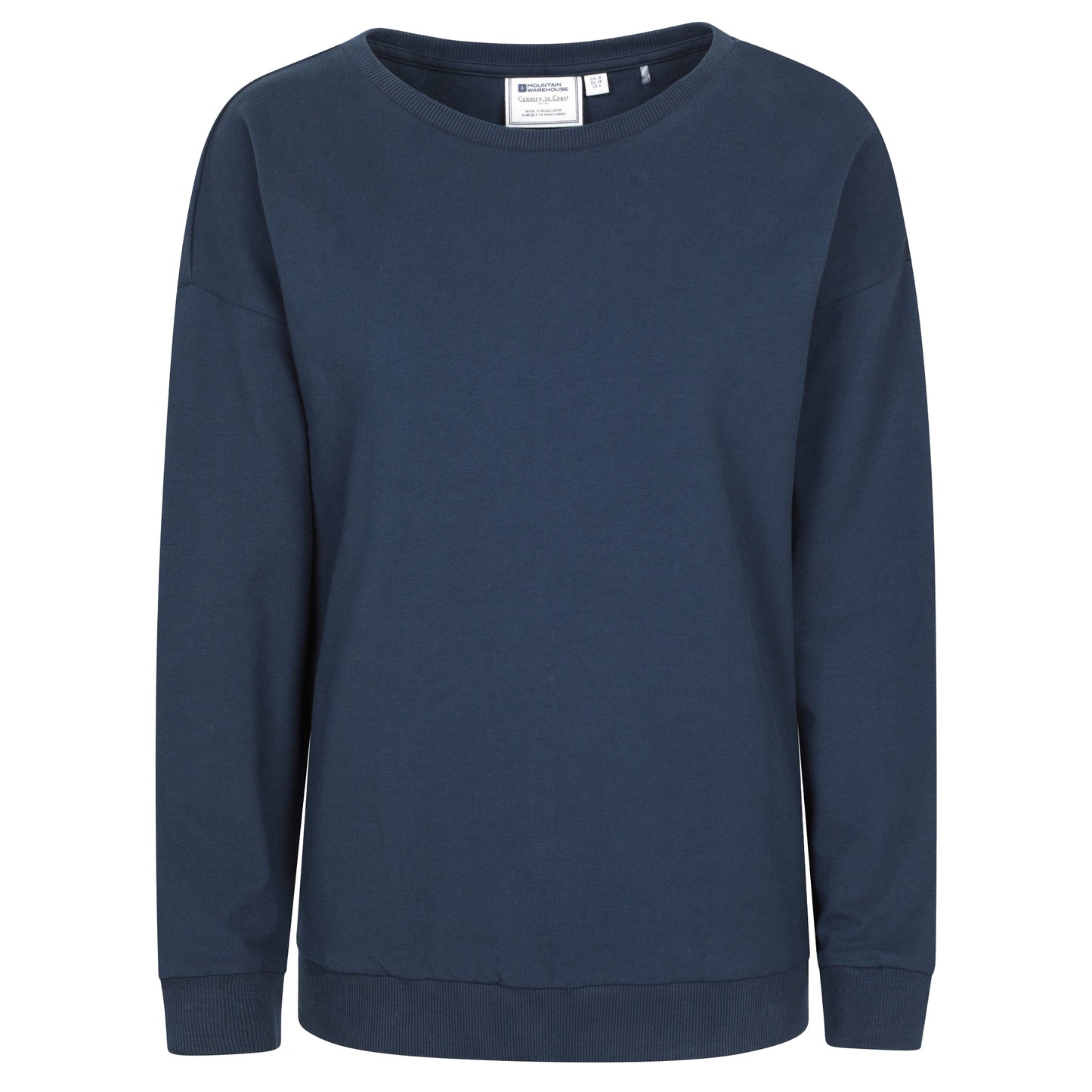 Navy - Front - Mountain Warehouse Womens-Ladies Pentle Lightweight Sweatshirt