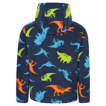 Corn Blue - Back - Mountain Warehouse Childrens-Kids Pursuit II Printed Hoodie