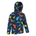 Corn Blue - Side - Mountain Warehouse Childrens-Kids Pursuit II Printed Hoodie