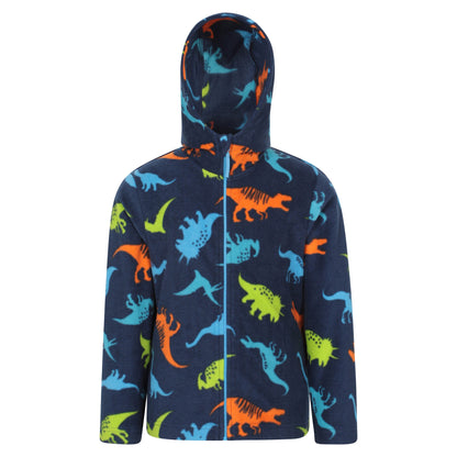 Corn Blue - Front - Mountain Warehouse Childrens-Kids Pursuit II Printed Hoodie