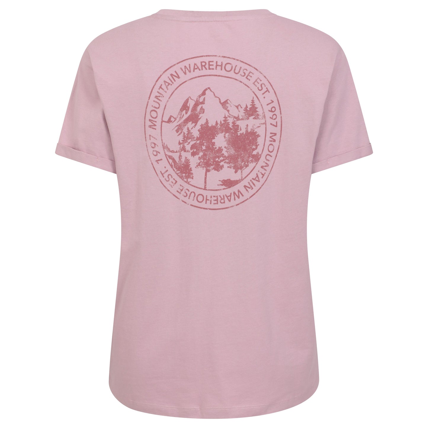 Lilac - Back - Mountain Warehouse Womens-Ladies Explore The Outdoors T-Shirt