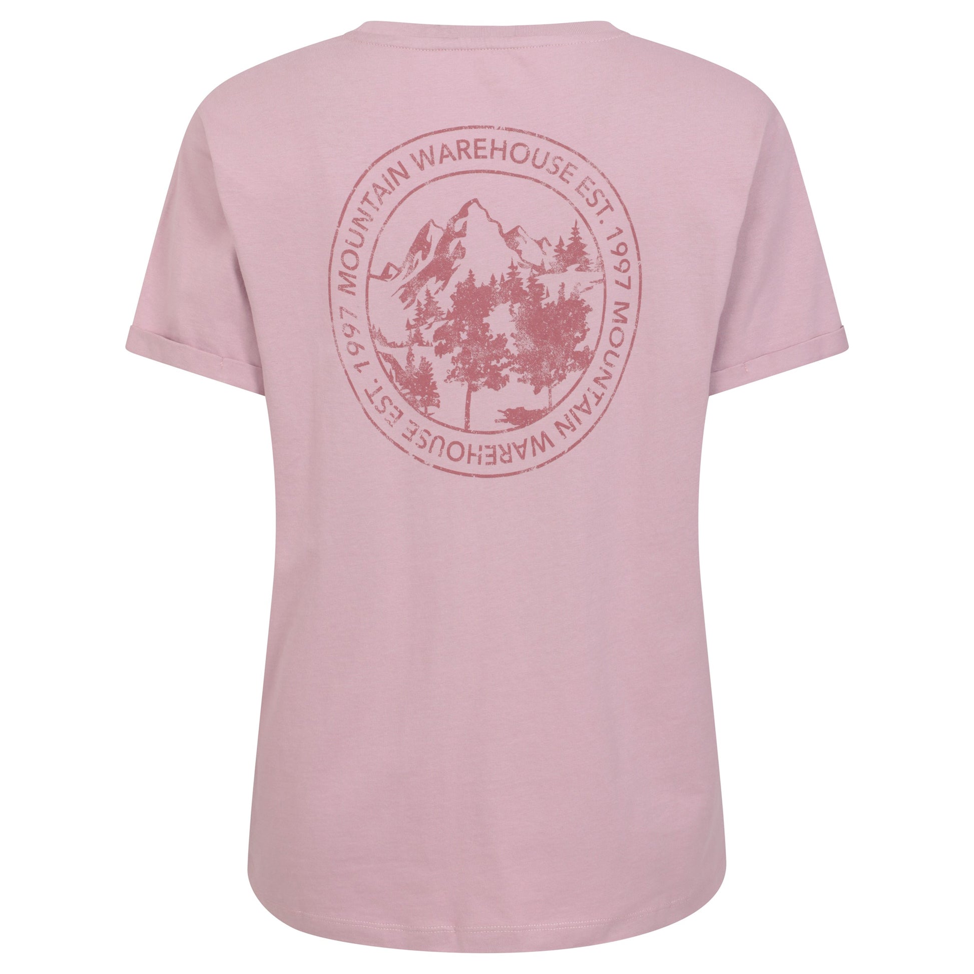Lilac - Back - Mountain Warehouse Womens-Ladies Explore The Outdoors T-Shirt