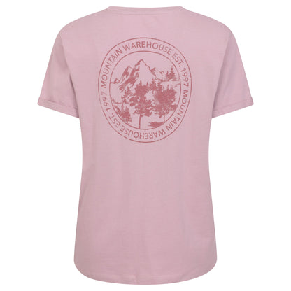 Lilac - Back - Mountain Warehouse Womens-Ladies Explore The Outdoors T-Shirt