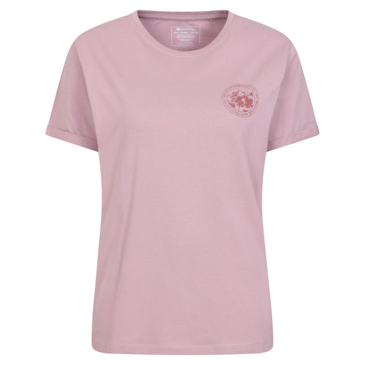 Lilac - Front - Mountain Warehouse Womens-Ladies Explore The Outdoors T-Shirt