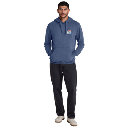 Blue - Side - Animal Mens River Hoodie