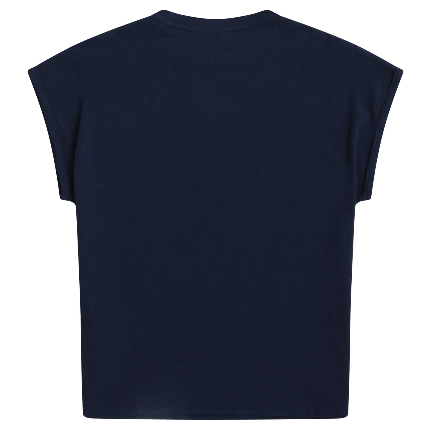 Navy - Back - Animal Womens-Ladies Holly Cornwall T-Shirt