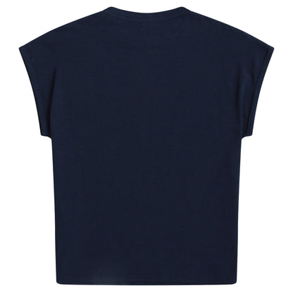 Navy - Back - Animal Womens-Ladies Holly Cornwall T-Shirt