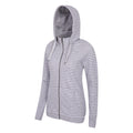 Grey - Lifestyle - Mountain Warehouse Womens-Ladies Woolamai Stripe Full Zip Hoodie