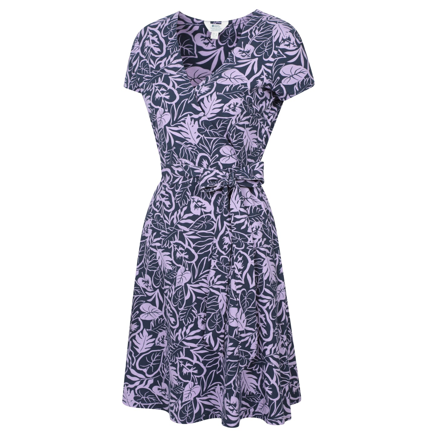 Lilac - Lifestyle - Mountain Warehouse Womens-Ladies Santorini Jersey Wrap Dress