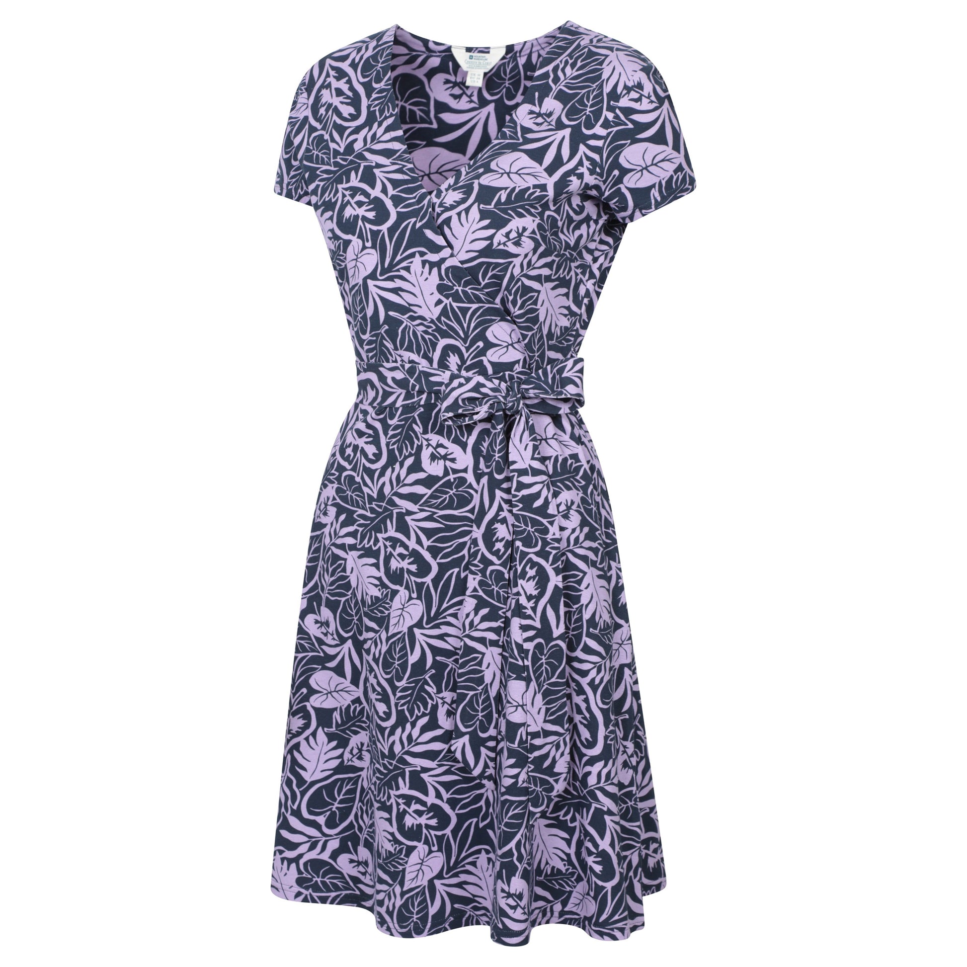 Lilac - Lifestyle - Mountain Warehouse Womens-Ladies Santorini Jersey Wrap Dress