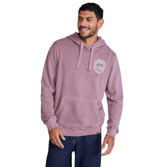 Grape - Front - Animal Mens River Hoodie
