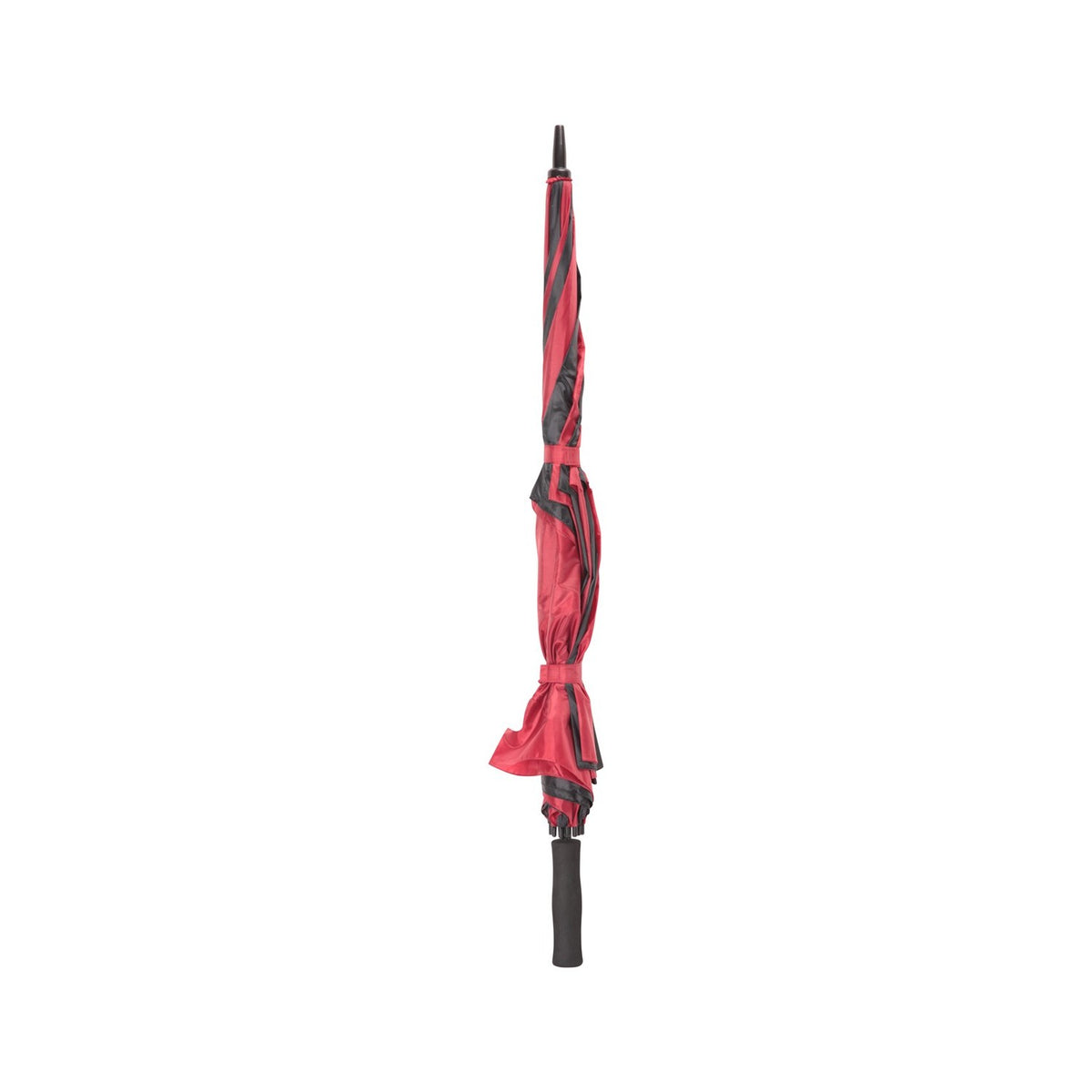 Black-Red - Lifestyle - Mountain Warehouse Stripe Golf Umbrella