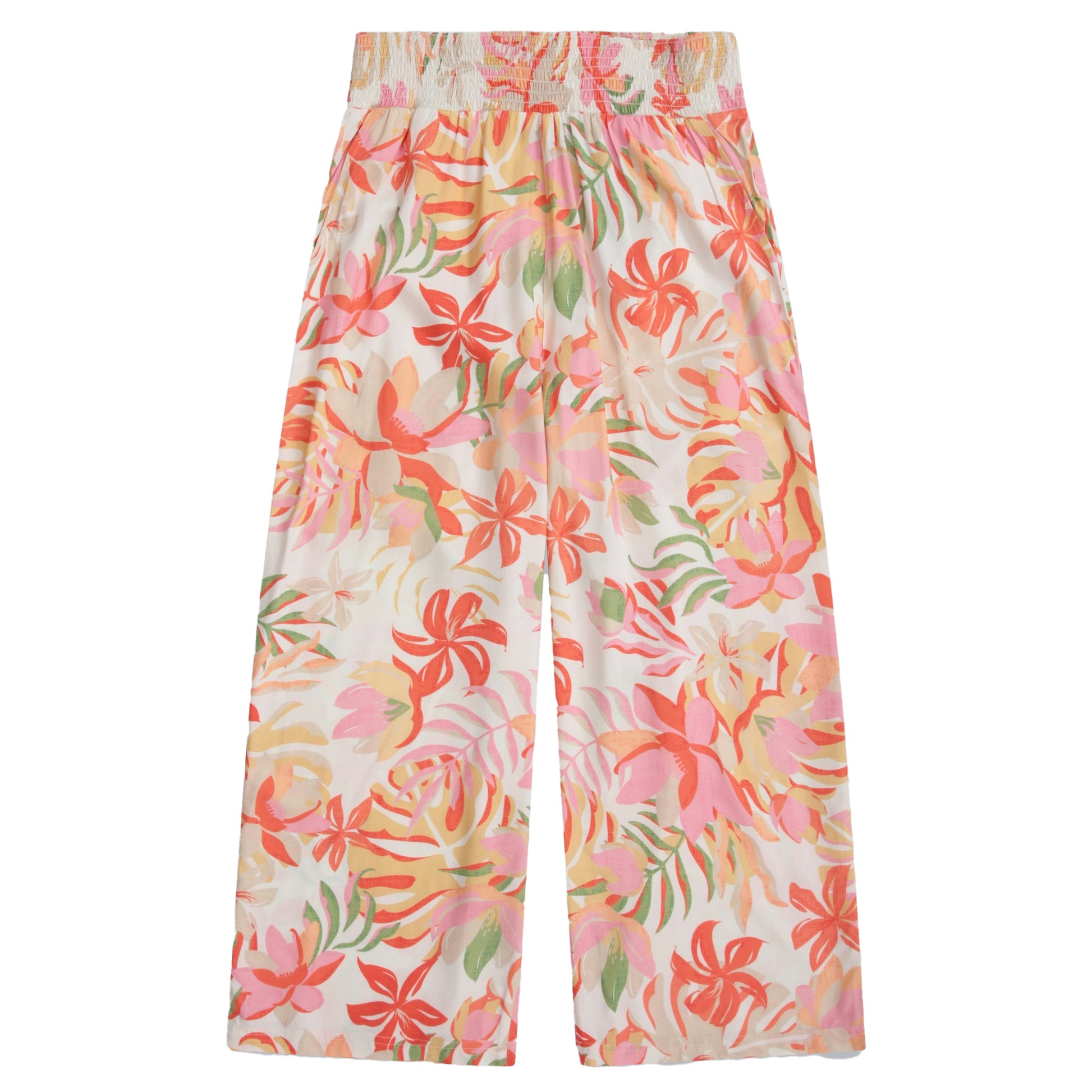 Off White - Front - Animal Womens-Ladies Tassia Cropped Trousers