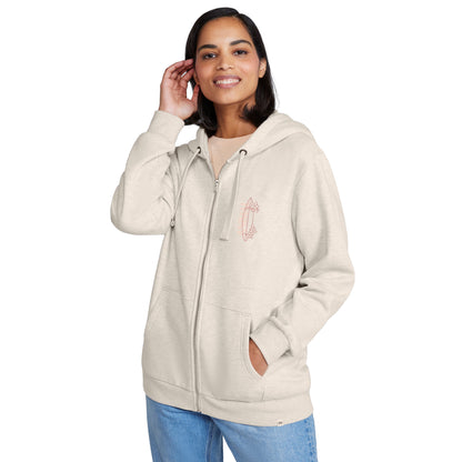 Light Beige - Side - Animal Womens-Ladies Maya Full Zip Hoodie