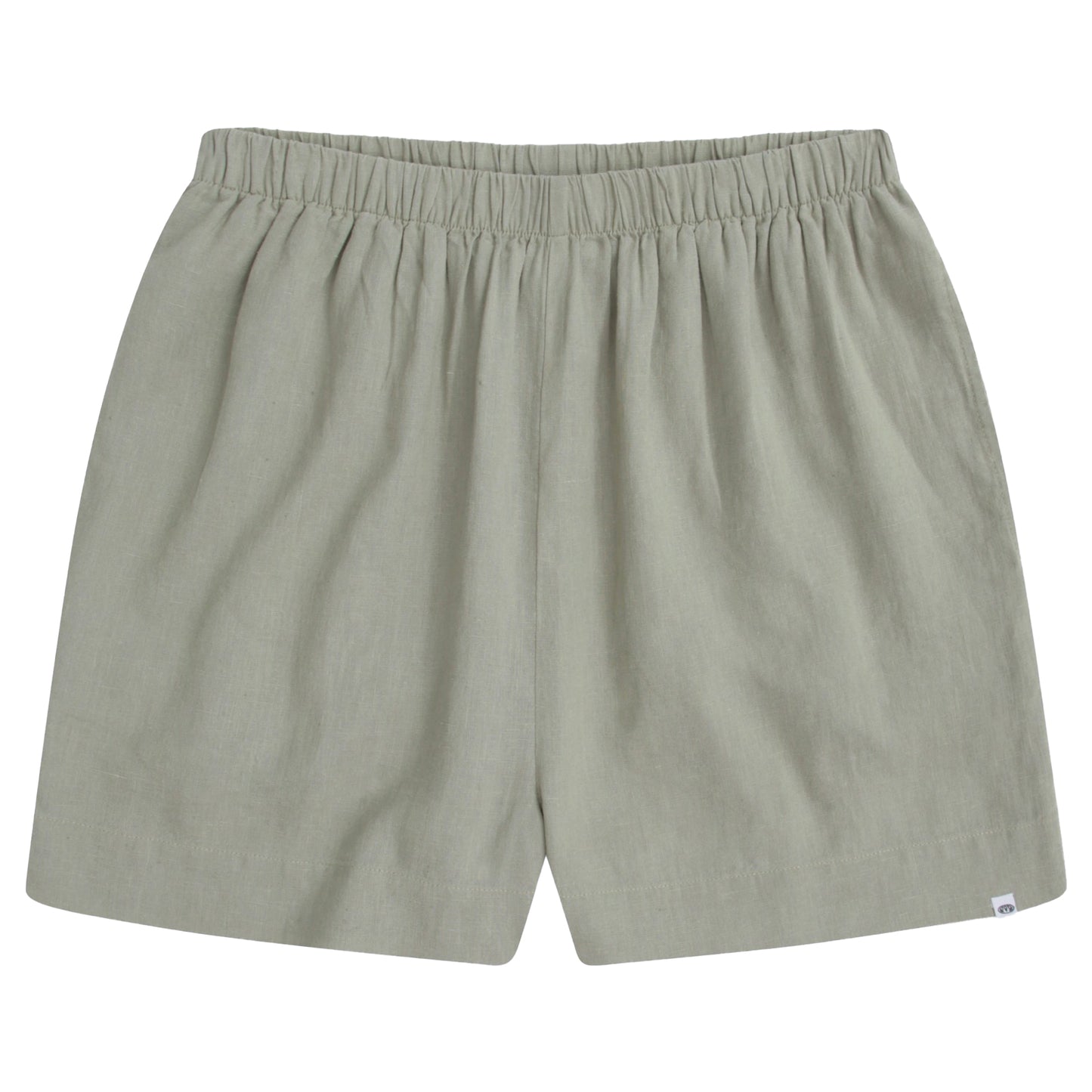 Pale Green - Front - Animal Womens-Ladies Nova Linen Shorts