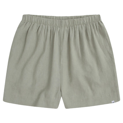Pale Green - Front - Animal Womens-Ladies Nova Linen Shorts