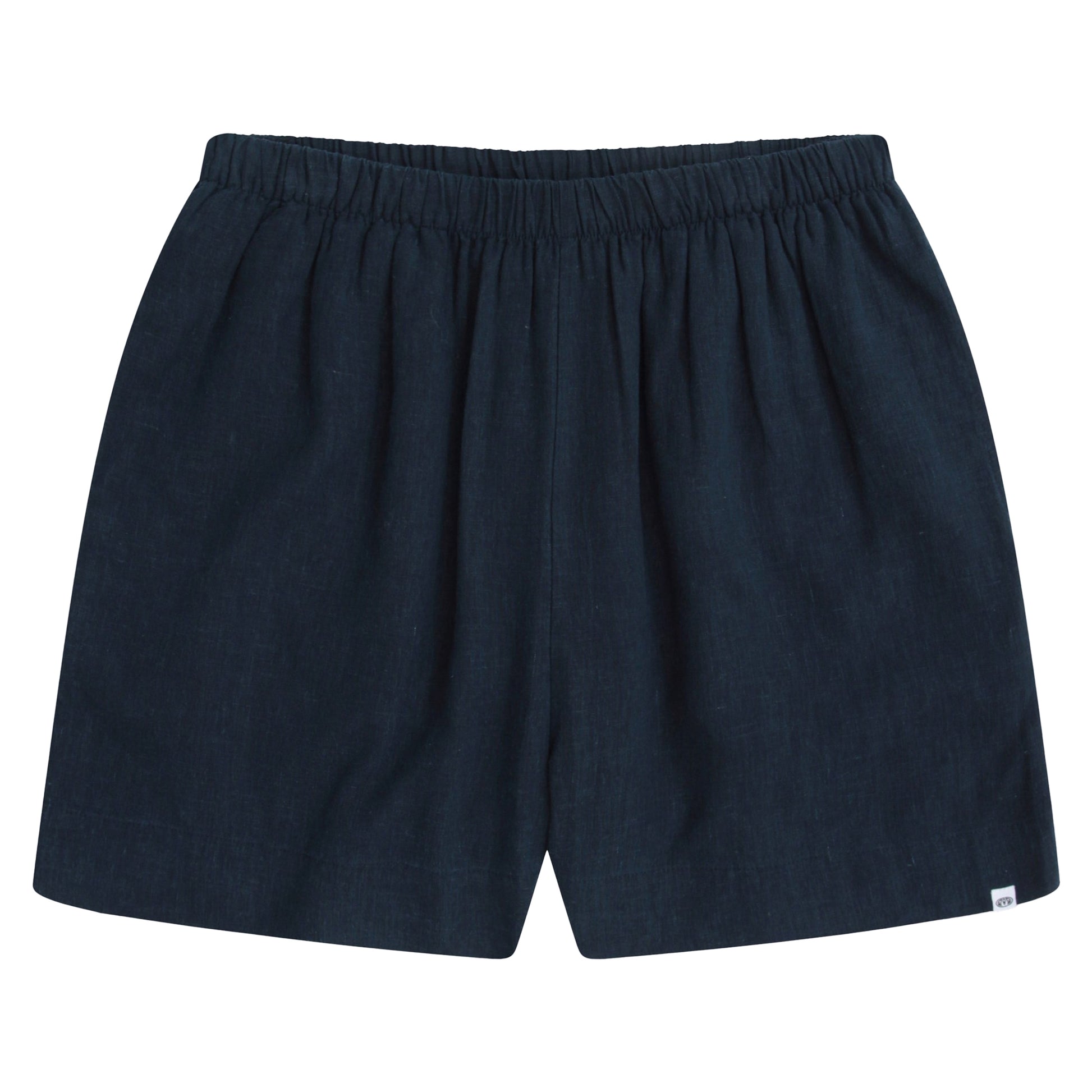 Navy - Front - Animal Womens-Ladies Nova Linen Shorts