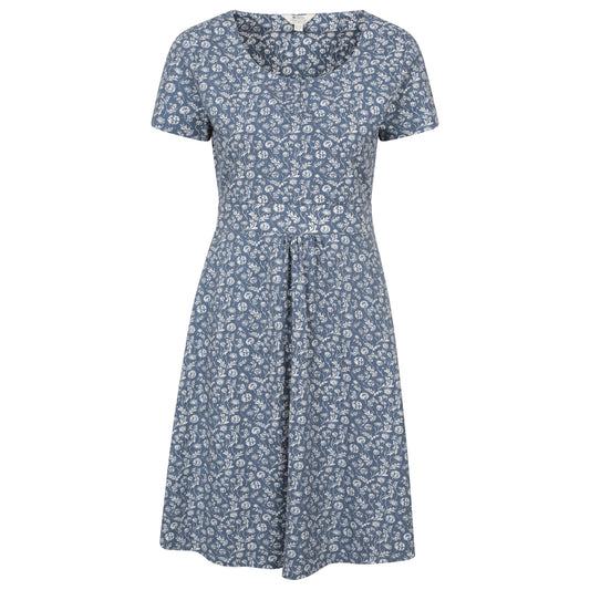 Light Grey - Front - Mountain Warehouse Womens-Ladies Floral UV Protection Dress