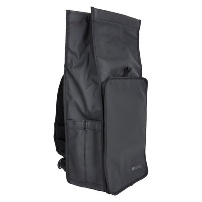 Black - Lifestyle - Mountain Warehouse Commuter Roll Top 22L Backpack
