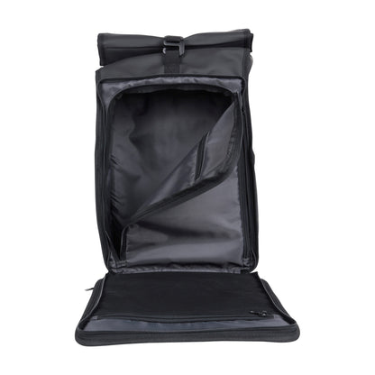 Black - Pack Shot - Mountain Warehouse Commuter Roll Top 22L Backpack