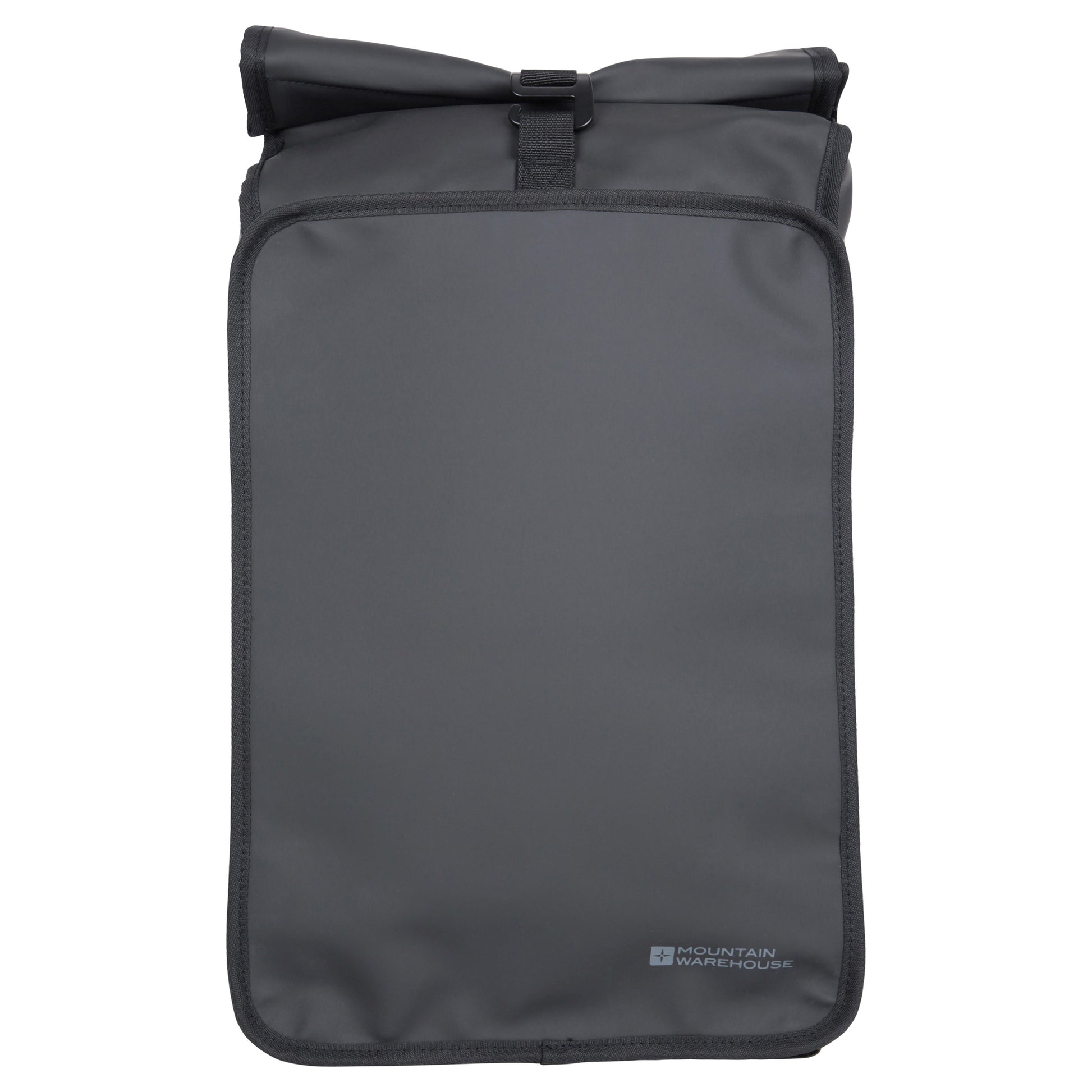 Black - Front - Mountain Warehouse Commuter Roll Top 22L Backpack