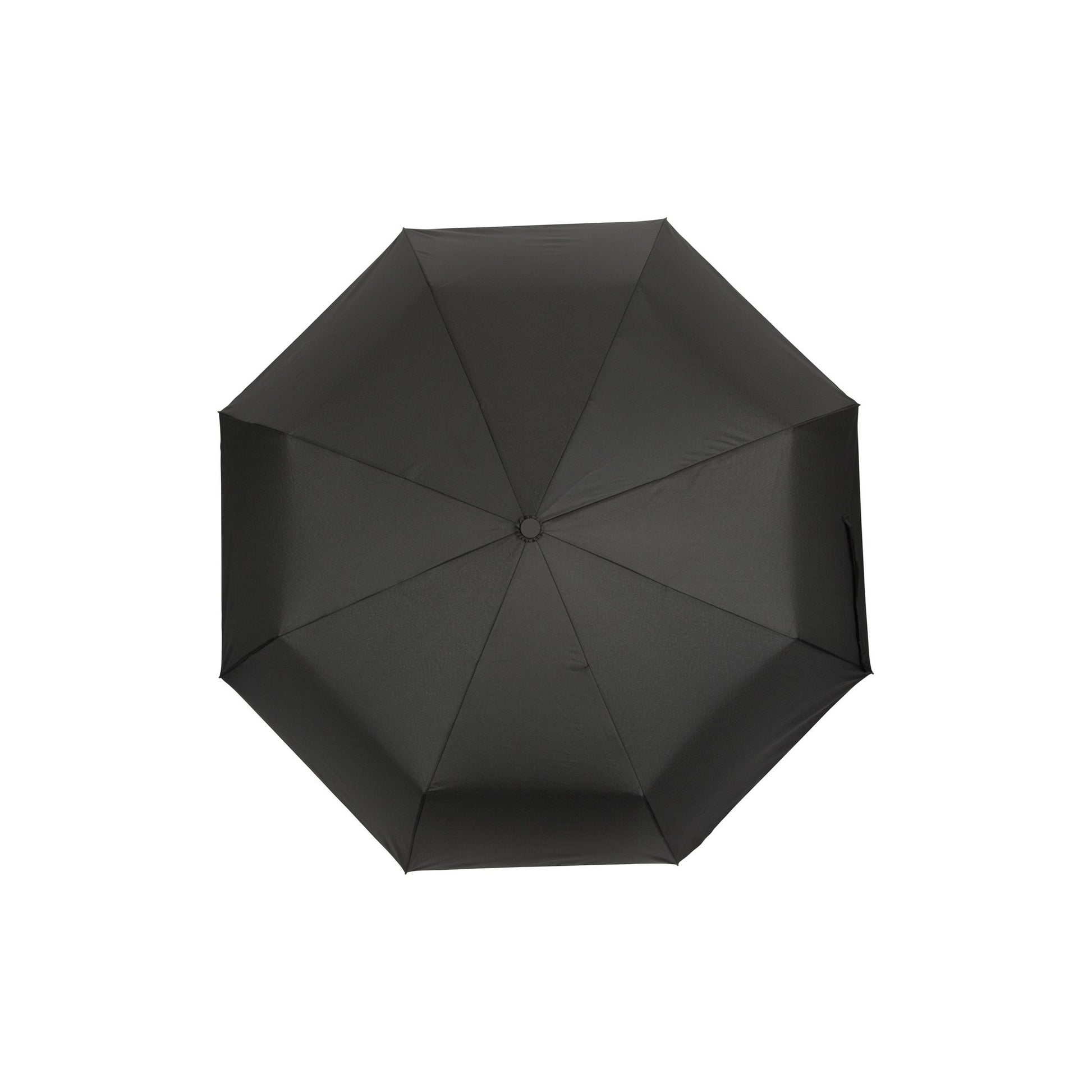 Black - Back - Mountain Warehouse Windproof Folding Umbrella