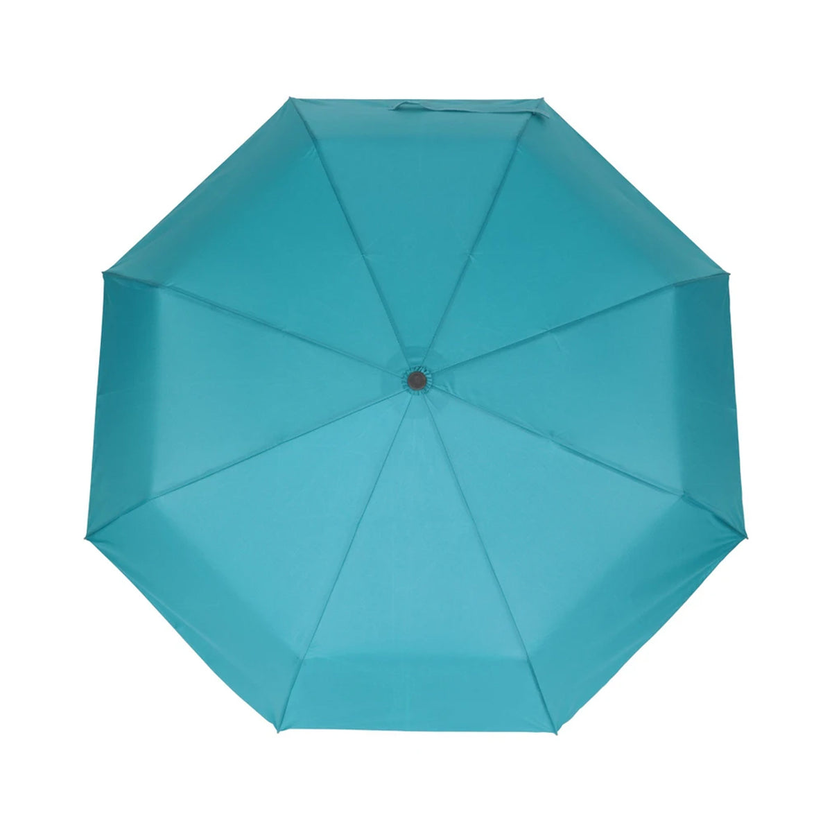 Teal - Back - Mountain Warehouse Windproof Folding Umbrella