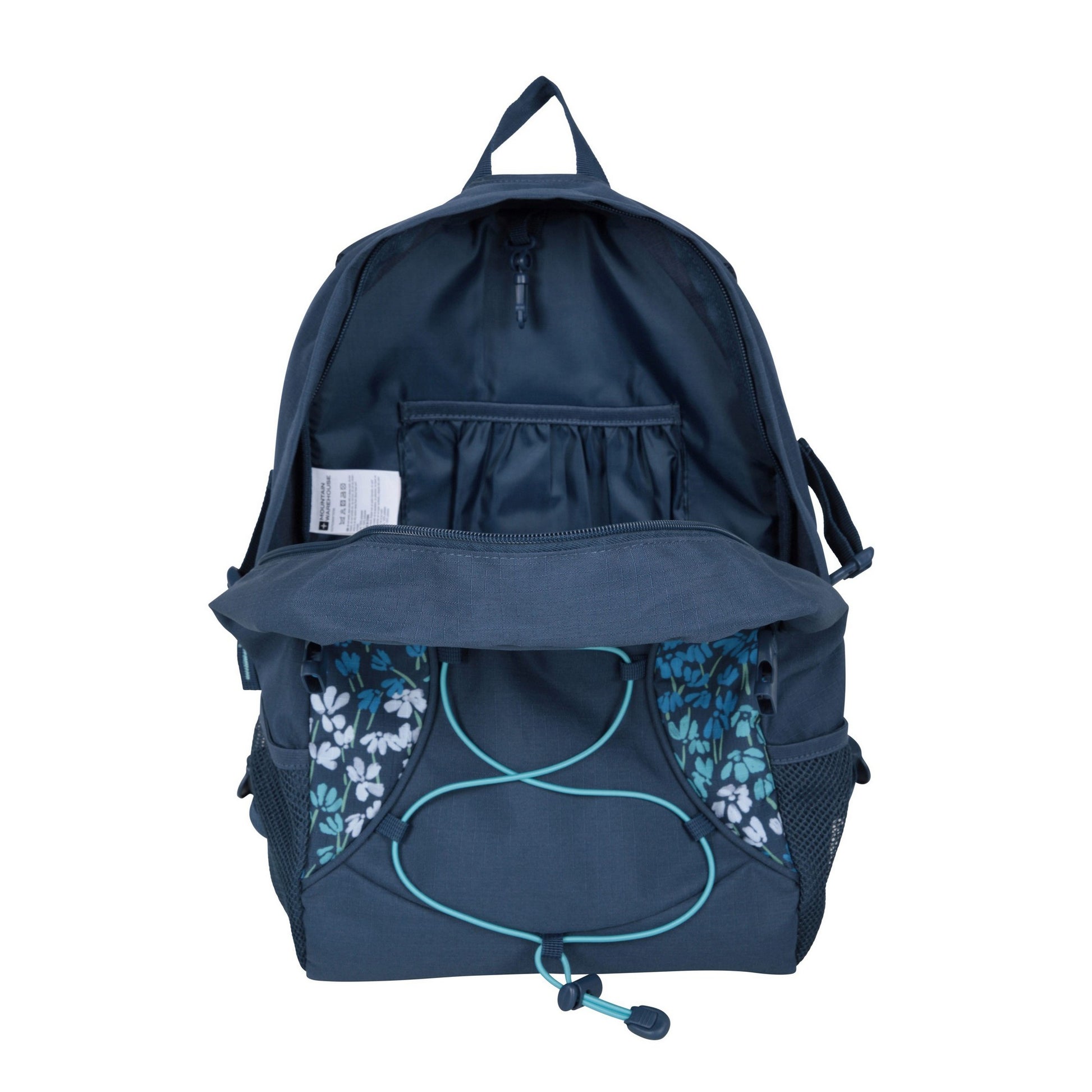 Turquoise - Lifestyle - Mountain Warehouse Bolt Patterned 18L Backpack